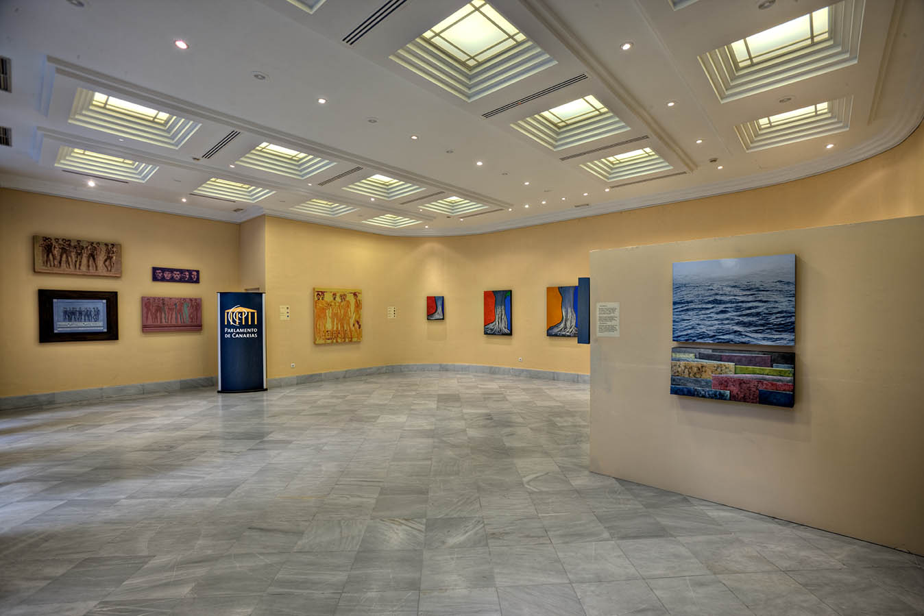 Inauguración de la exposición "Rincones en abstracto", de la artista Alicia Lecuona (25/abr/2024 10:00)