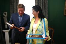 Fotografía Gabriel Mato recibe a la embajadora de Bolivia en su primera visita oficial a Canarias 