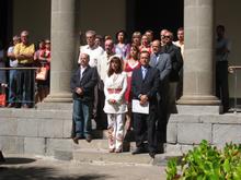 Fotografía El Parlamento de Canarias condena los atentados 