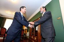 Fotografía El Presidente del Parlamento de Canarias recibió al Presidente del Consejo Nacional Saharaui,  Mahfud Ali Beiba 