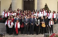 Fotografía La navidad llegó al Parlamento de la mano de la Escuela Insular de Música de La Palma 