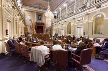 Fotografía Desarrollo del Pleno del Parlamento que debatirá la Comunicación del Gobierno sobre las prospecciones petrolíferas 
