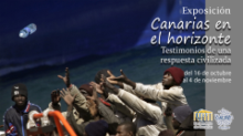 Fotografía El Parlamento de Canarias acoge la exposición ‘Canarias en el horizonte: testimonios de una respuesta civilizada’ 