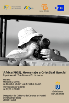 Fotografía La exposición ‘Africa(NOS). Homenaje a Cristóbal García’ se inaugura este jueves en Madrid, noticia 2683 