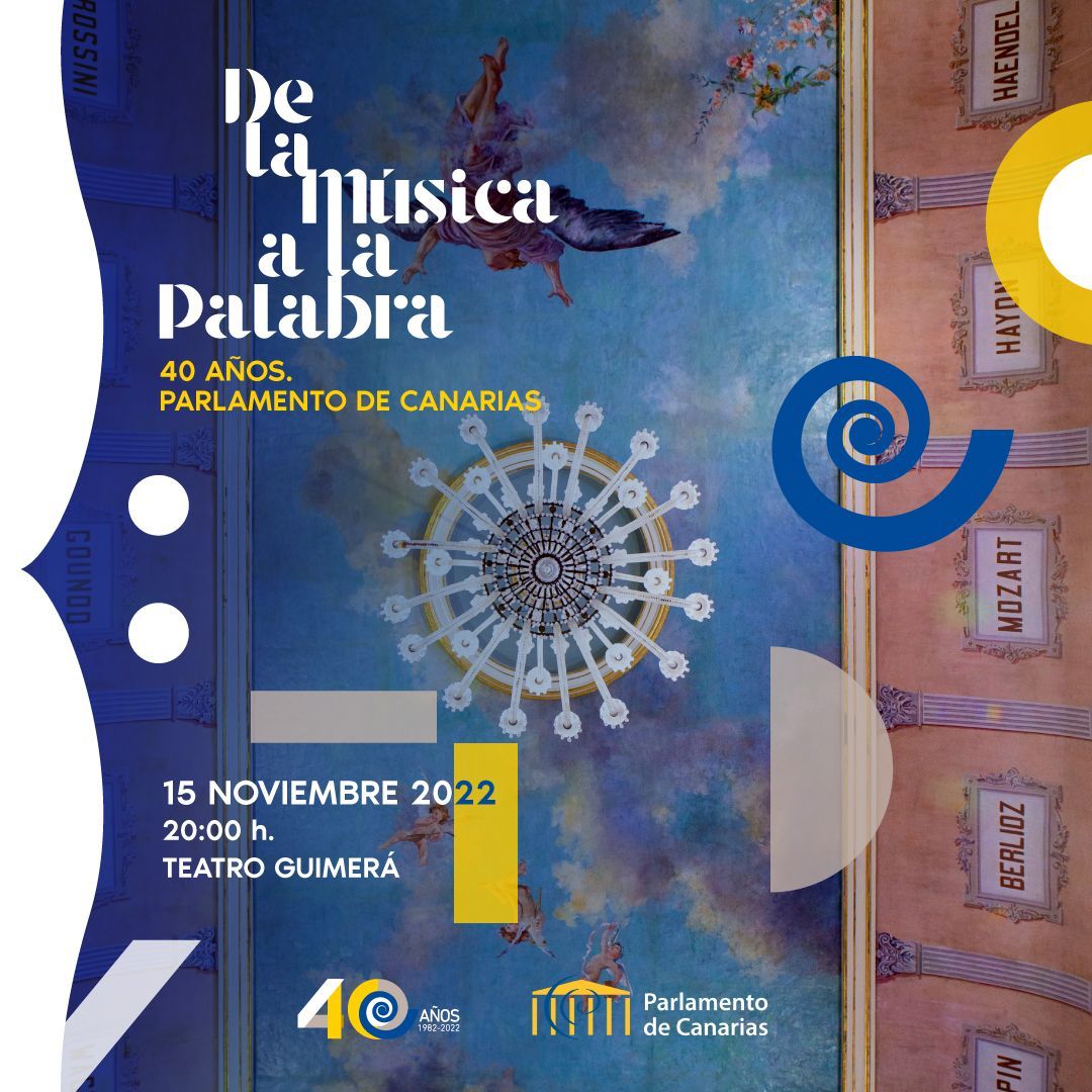 ‘De la música a la palabra. 40 años de Parlamento de Canarias’