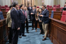Fotografía Gustavo Matos recibe a una delegación de la Asamblea Nacional de la República de Corea 