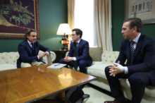 Fotografía El presidente del Parlamento de Canarias, Gustavo Matos, recibe al cónsul de Irlanda en España 