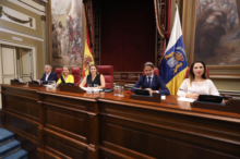 Fotografía La Mesa del Parlamento asiste en Gran Canaria a la toma de posesión del presidente canario 