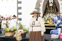 Fotografía La presidenta del Parlamento de Canarias, Astrid Pérez, participa en Lanzarote en la festividad en honor a Nuestra Señora de Los Dolores 