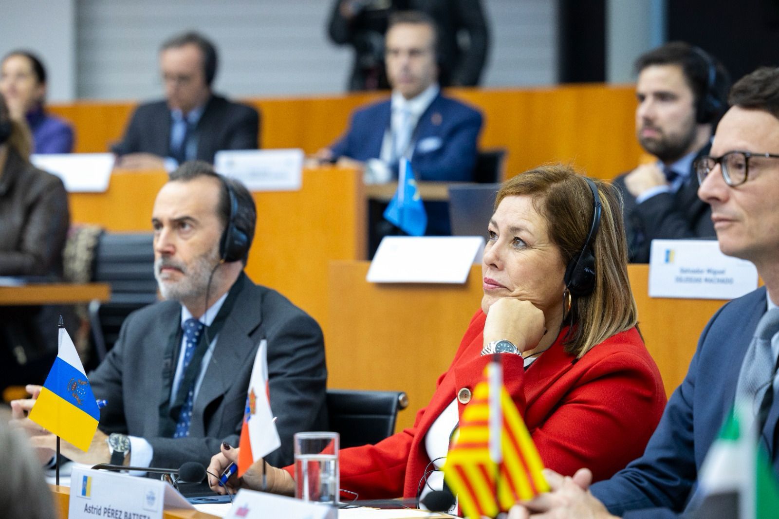 Astrid Pérez en la Asamblea Plenaria de la CALRE en Bruselas