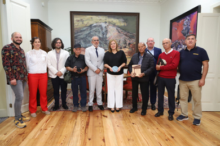 Fotografía Astrid Pérez recibe a cuatro colectivos que son Medalla de Oro de Canarias por su defensa de la cultura popular 