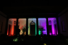 Fotografía El Parlamento de Canarias se ilumina con los colores del arcoíris con motivo del Día Internacional del Orgullo LGTBIQ+ 