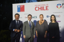 Fotografía La presidenta Astrid Pérez y el vicepresidente Gustavo Matos asisten en Madrid a los actos en honor al Día Nacional de Chile 