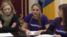 Rueda de prensa GP Podemos sobre iniciativas parlamentarias de Podemos en la próxima sesión plenaria a favor del derecho de las mujeres