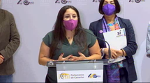 Rueda de prensa del GP Sí Podemos Canarias sobre políticas de salud mental de la juventud