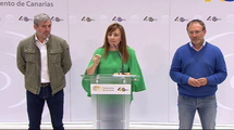 Rueda de prensa del GP Nacionalista Canario (CC-PNC-AHI) sobre valoración de la situación de La Palma